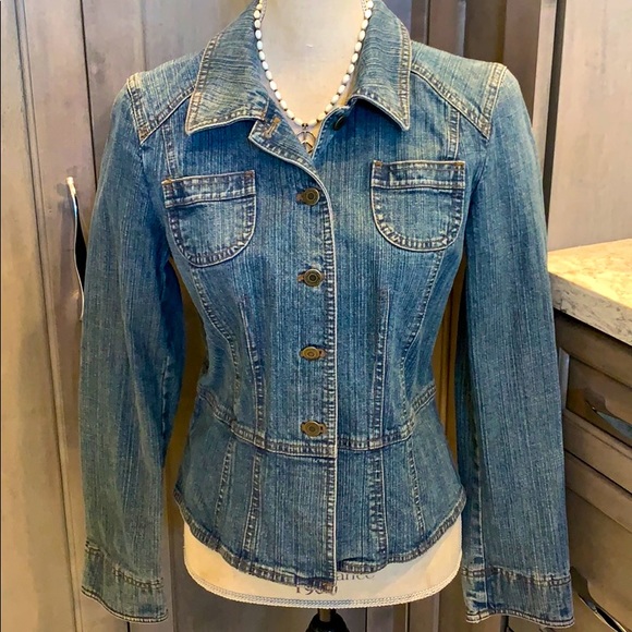 LOFT Jackets & Blazers - Loft Peplum Jeans Jacket 🔥🔥🔥🔥